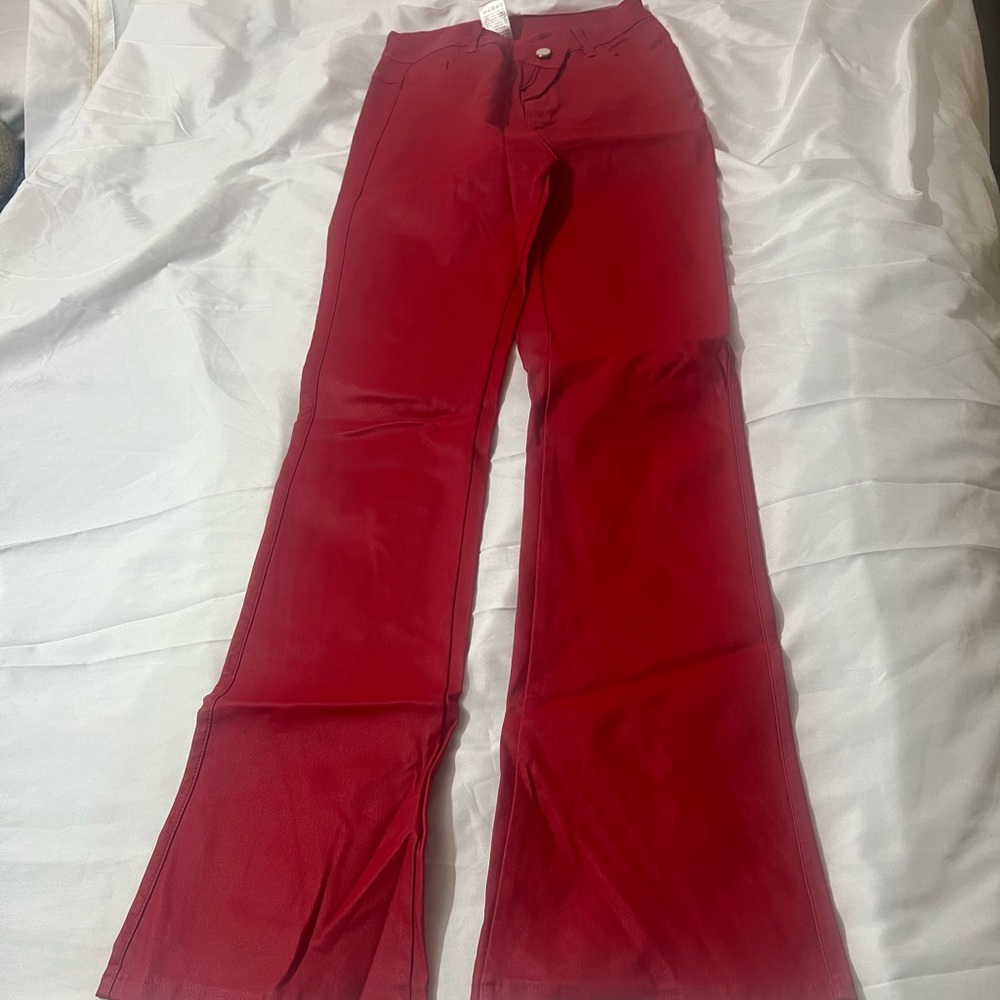 Red pants size 4